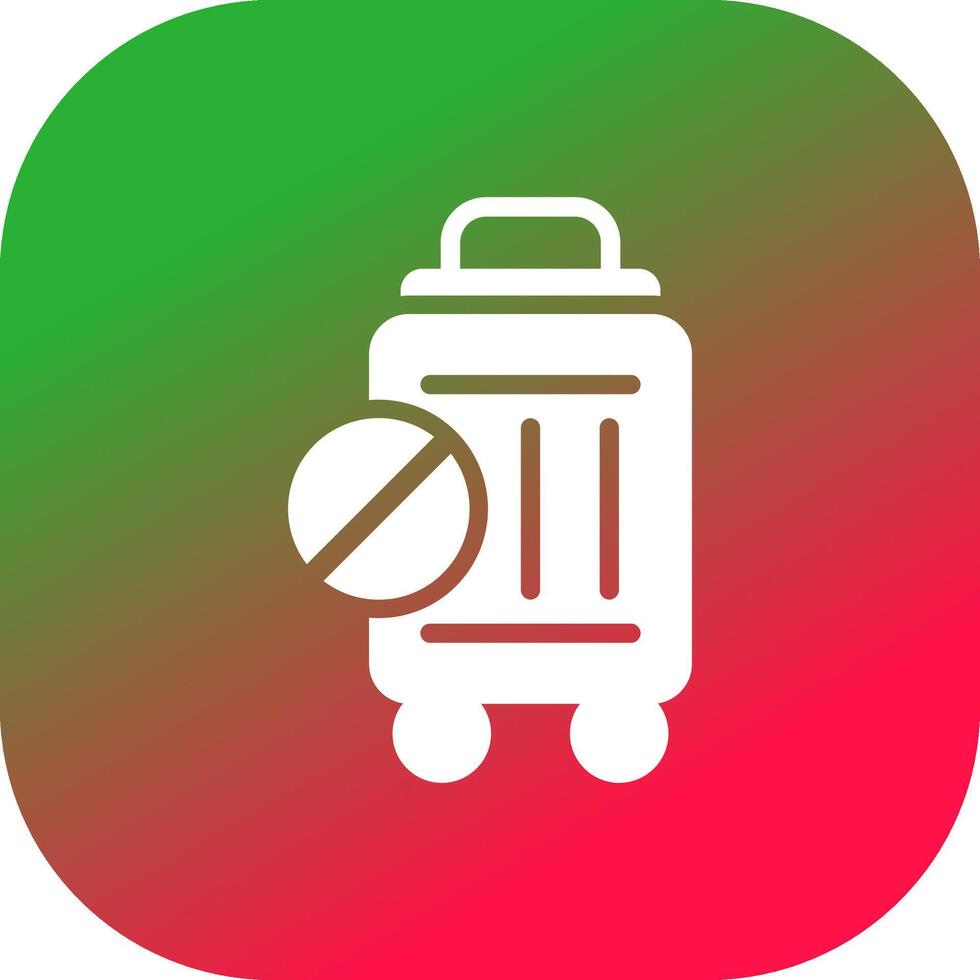 Travel Restrictions Creative Icon Design vector