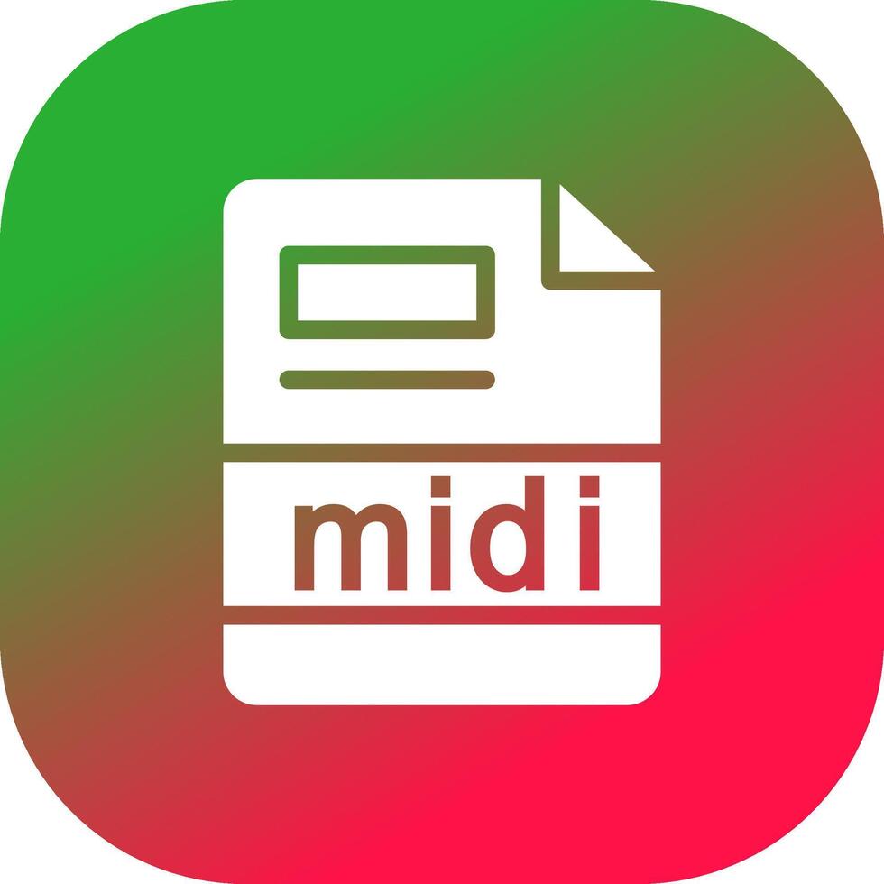 midi Creative Icon Design vector