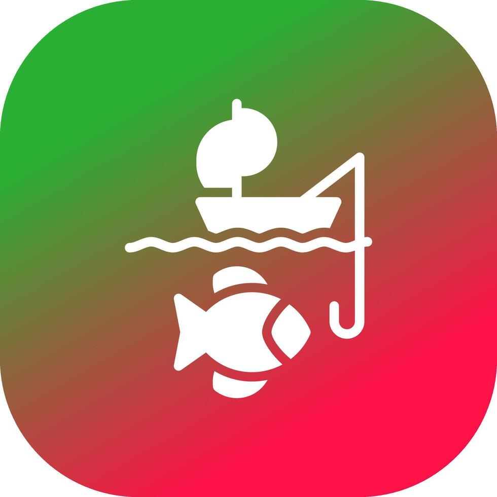 kayac pescar creativo icono diseño vector