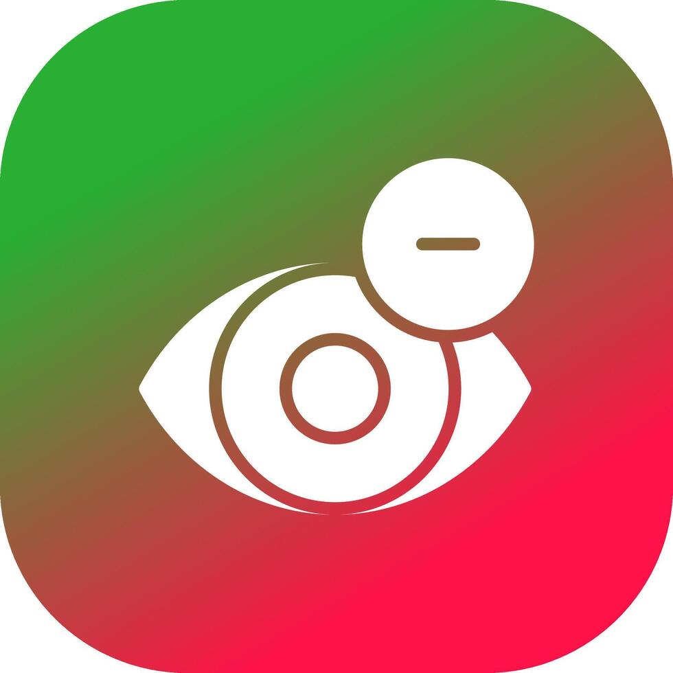 Shortsighted Creative Icon Design vector