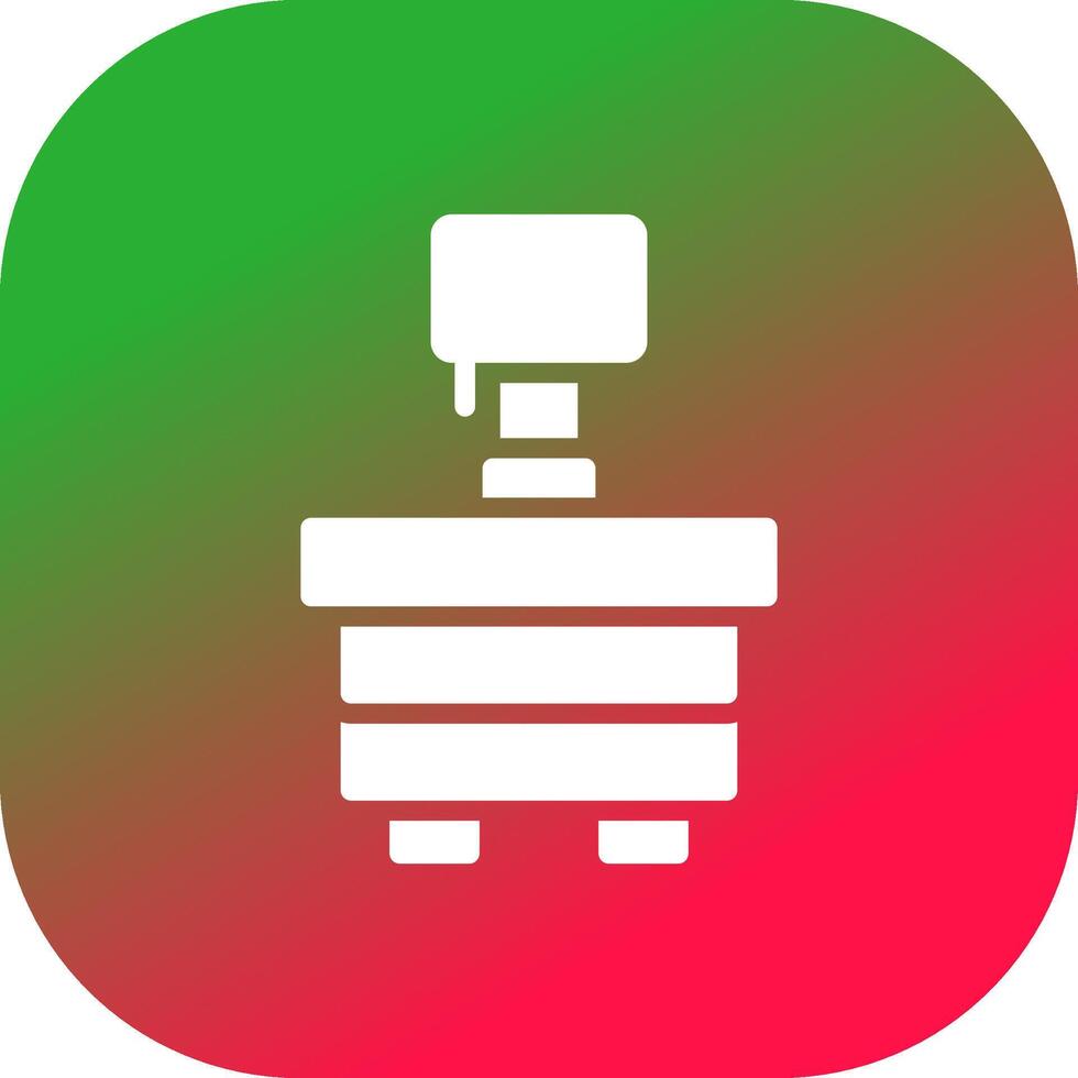 Side Table Creative Icon Design vector