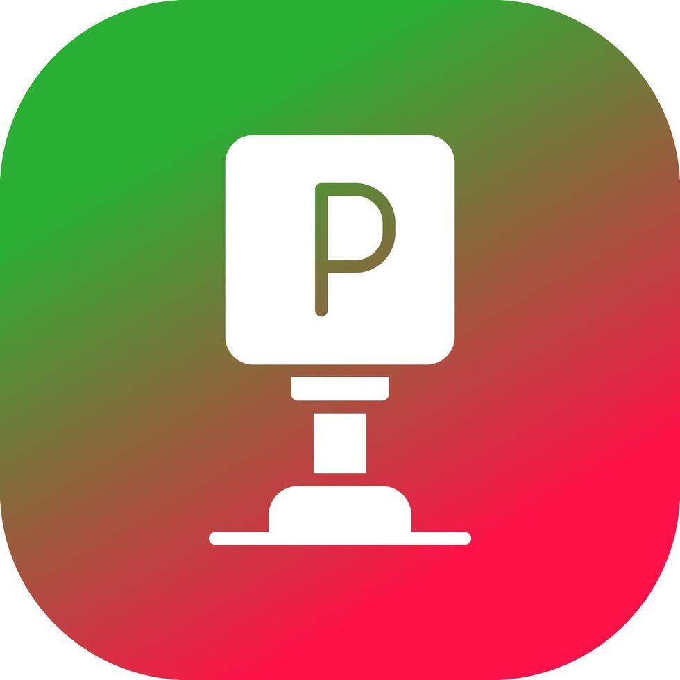 Parking Creative Icon Design vector