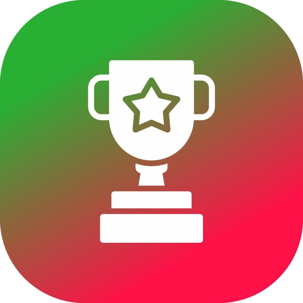 Trophy Creative Icon Design vector