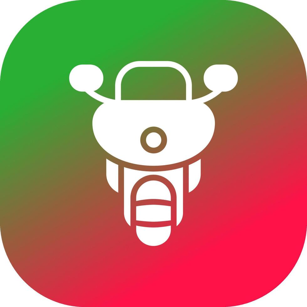 Motorbike Creative Icon Design vector