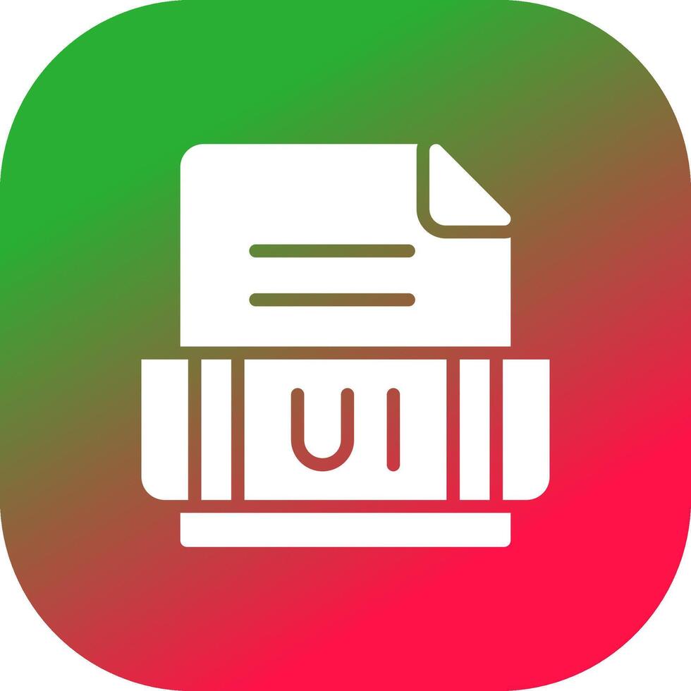 Ui Format Creative Icon Design vector