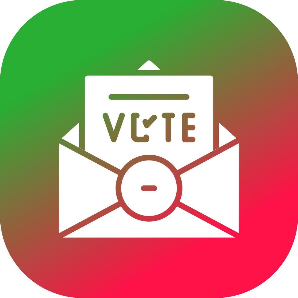 votar diseño de icono creativo vector