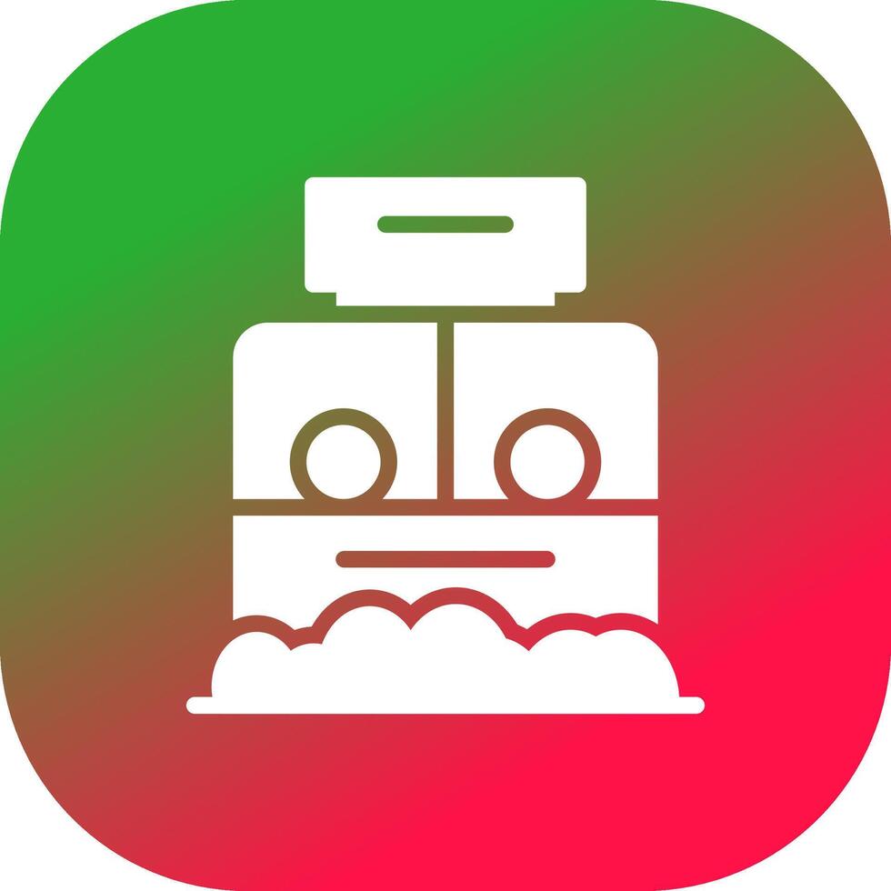 Ticket Box Creative Icon Design vector