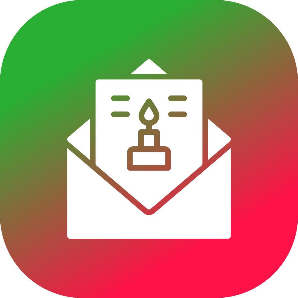 Birthday Card Creative Icon Design vector