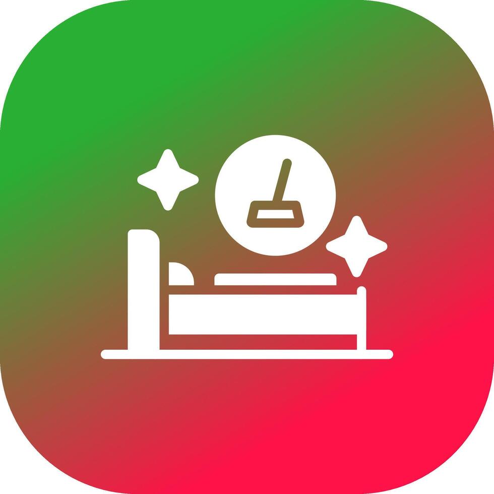 Airbnb Cleaning Creative Icon Design vector