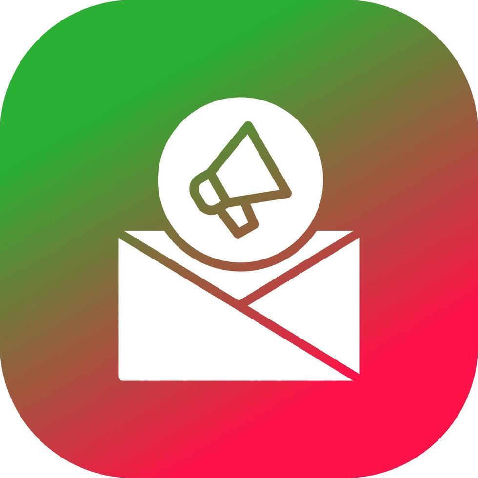 Email Marketing Creative Icon Design vector