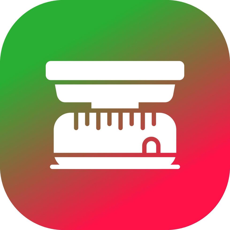 Kitchen Scale Creative Icon Design vector