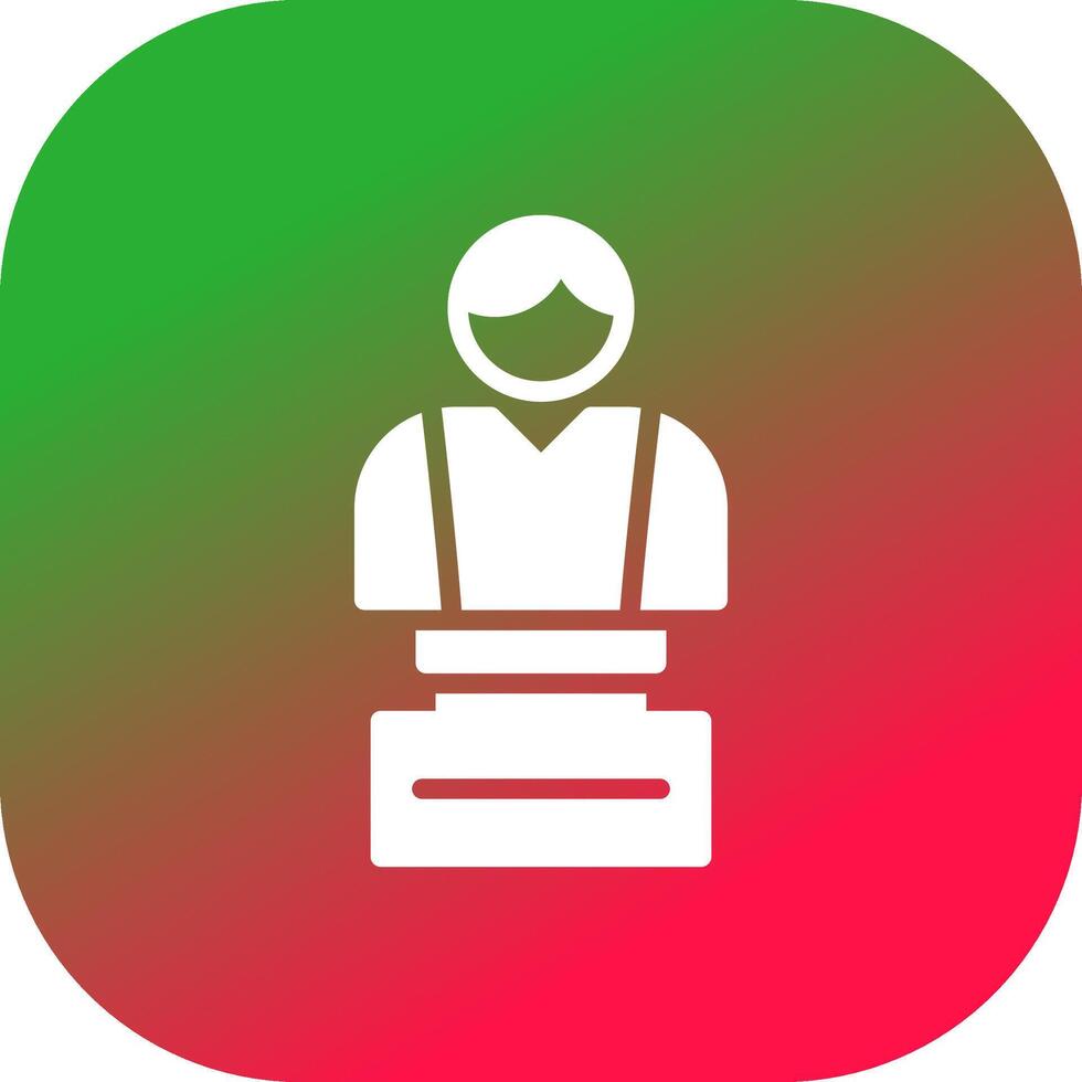Sculpture Creative Icon Design vector