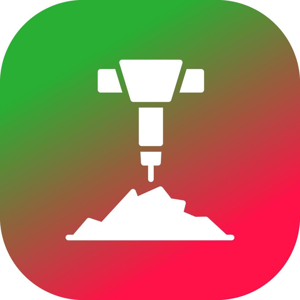 Drill Creative Icon Design vector