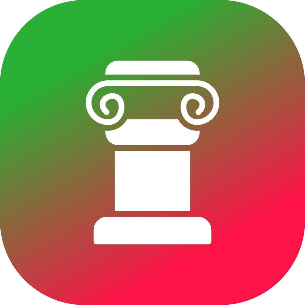 Pillar Creative Icon Design vector