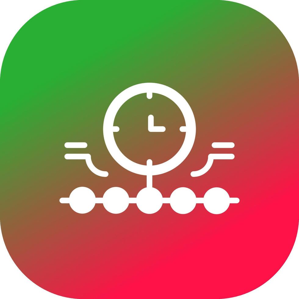 Circular Bending Process Creative Icon Design vector