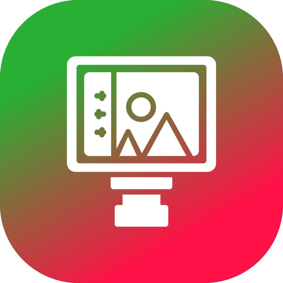 Line Gradient Circle vector