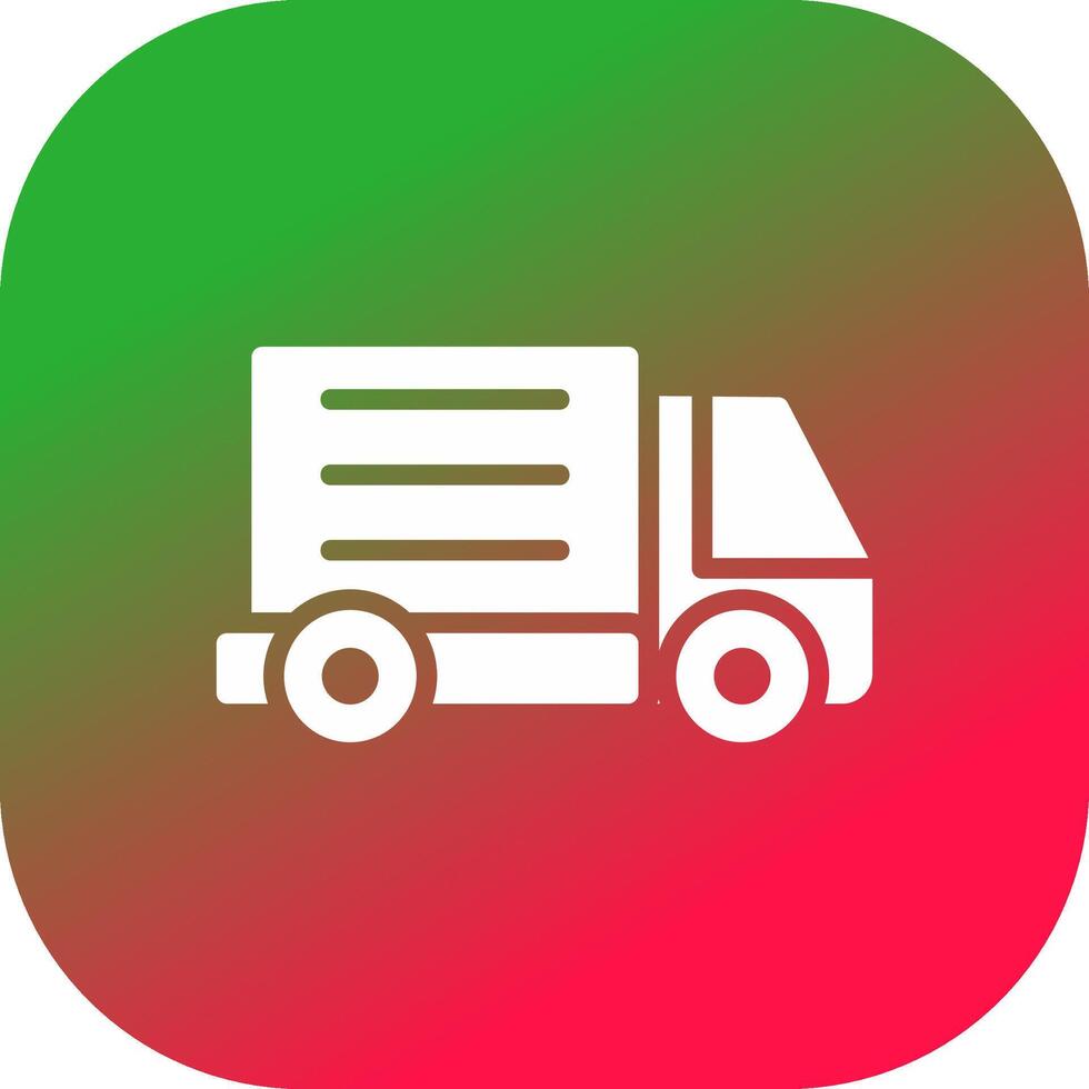 Delivery Truck Creative Icon Design vector