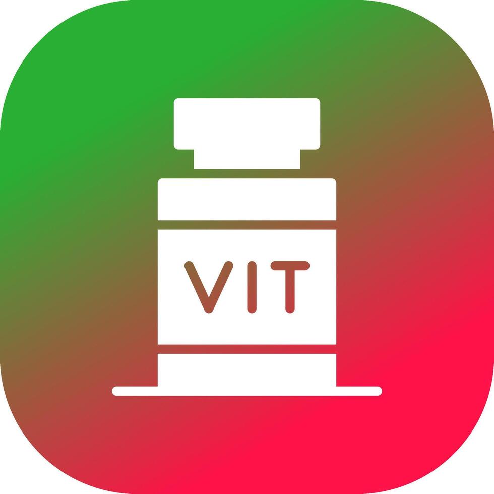 Vitamin Creative Icon Design vector