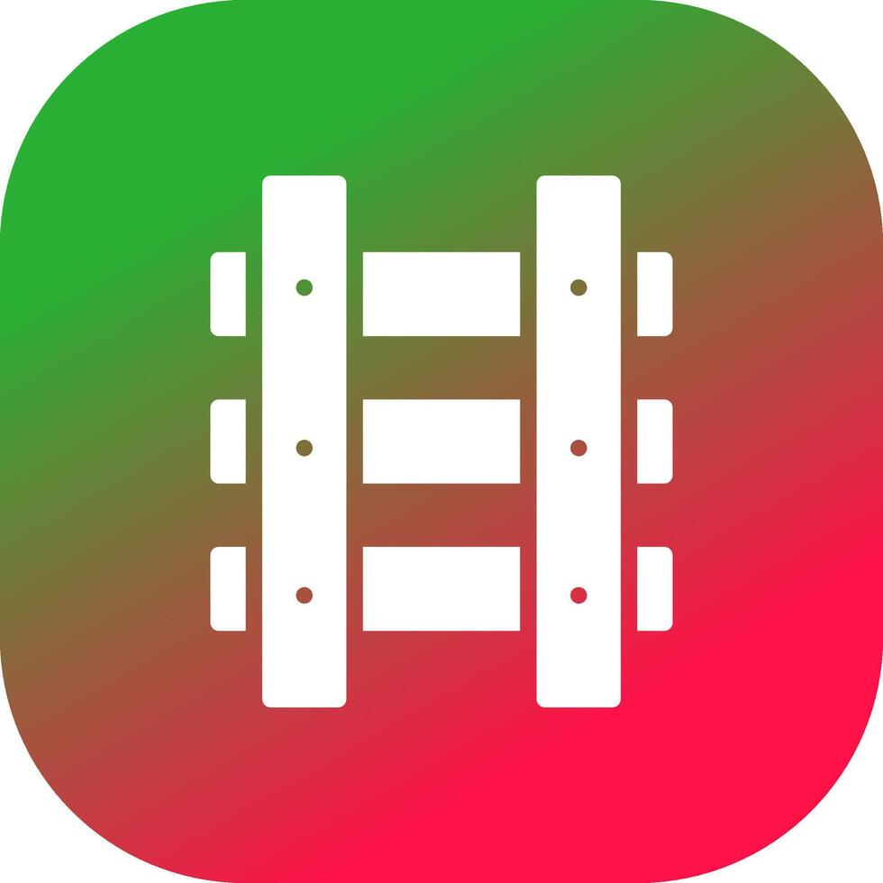 Train Tracks Creative Icon Design vector