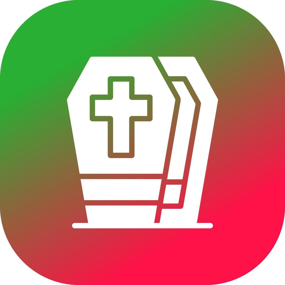 Coffin Creative Icon Design vector