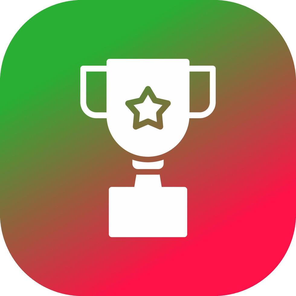 Trophy Creative Icon Design vector