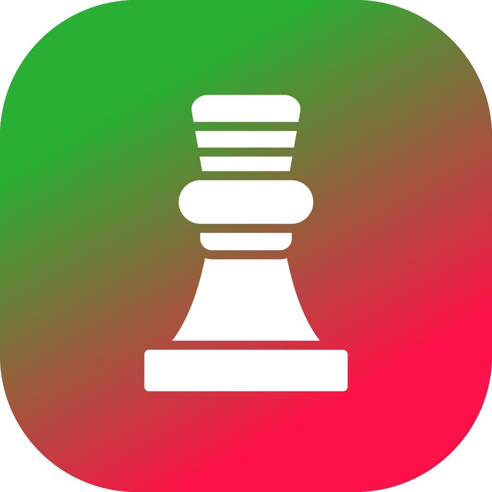 Chess Game Creative Icon Design vector