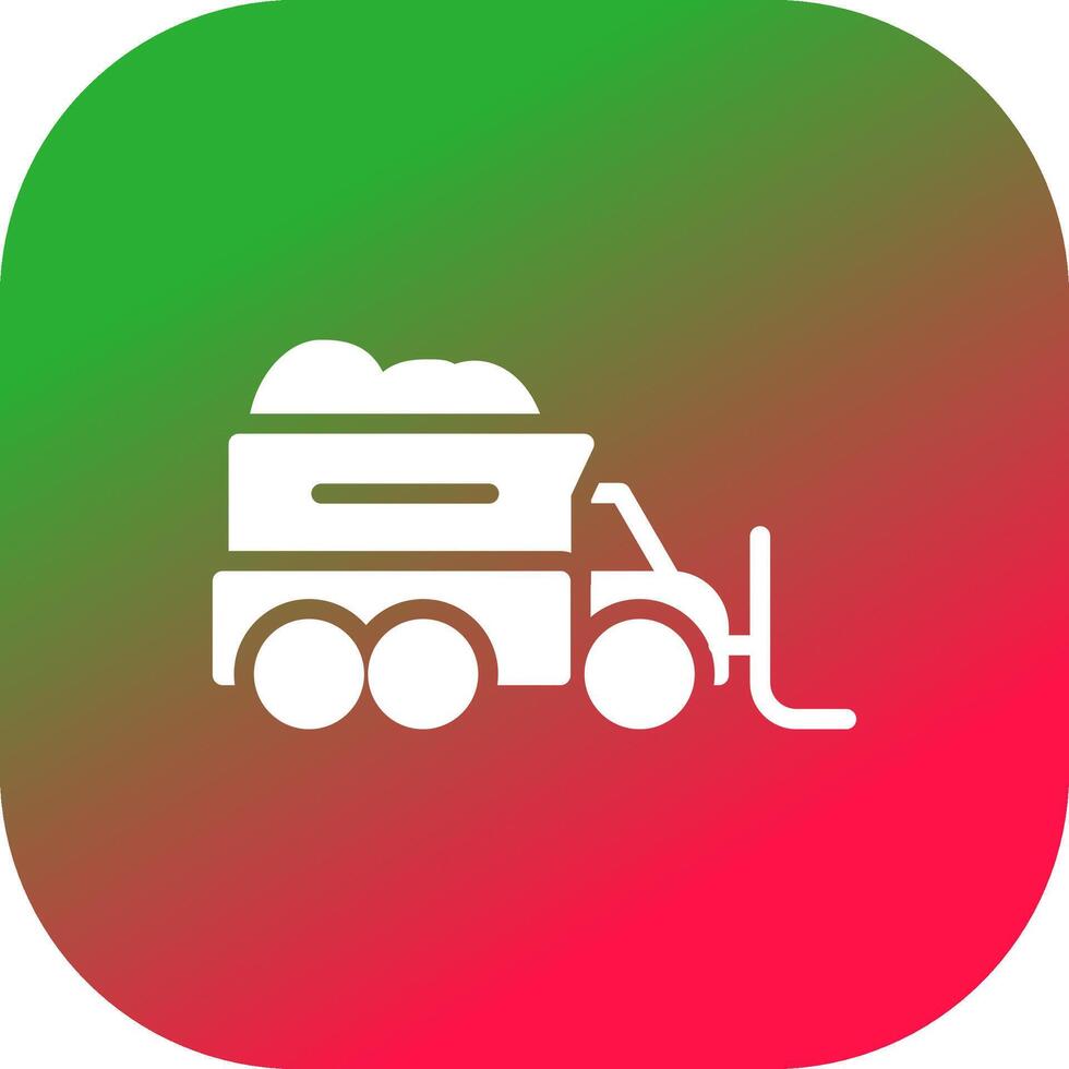 Snowplow Creative Icon Design vector