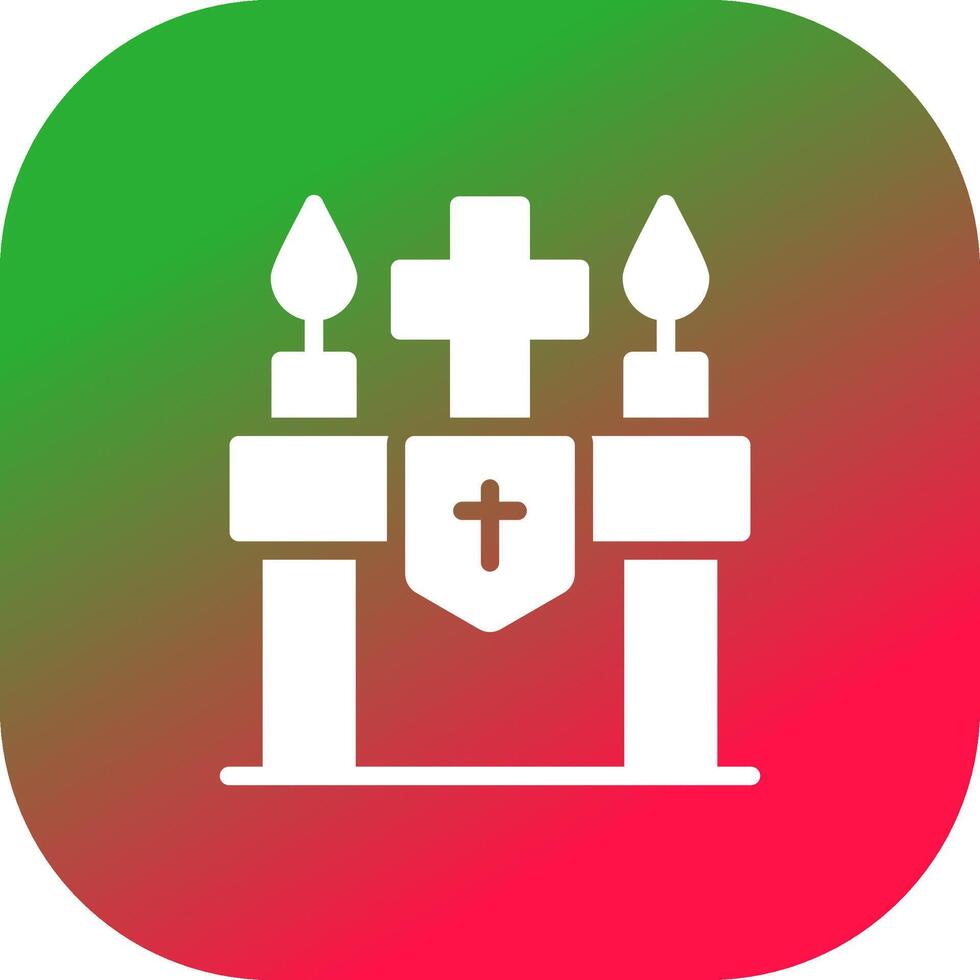 Altar Creative Icon Design vector