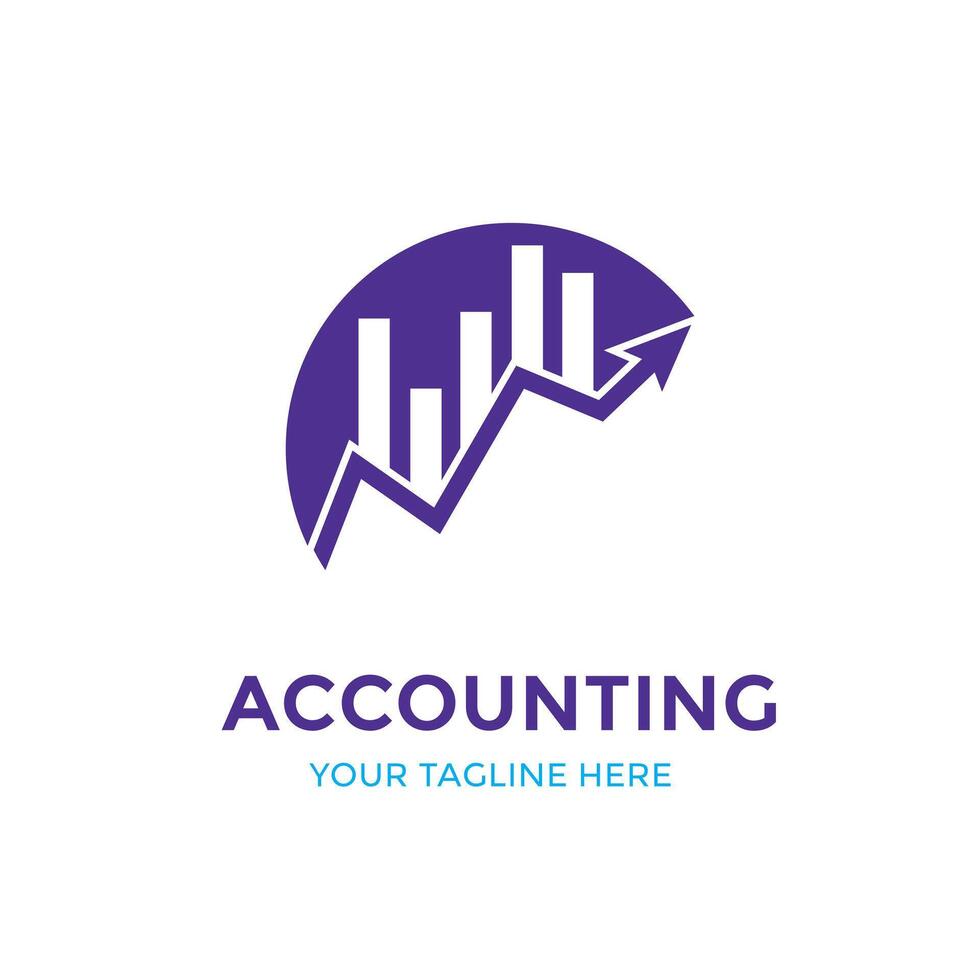 Investment Logo Design With Upward Arrow, Financial Investment Logo vector