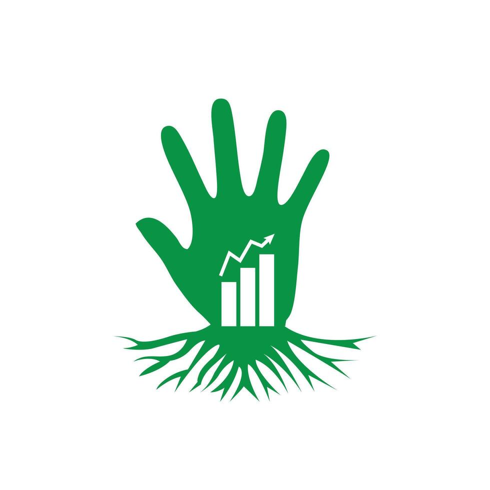 Accounting Logo For Growth And Stability vector