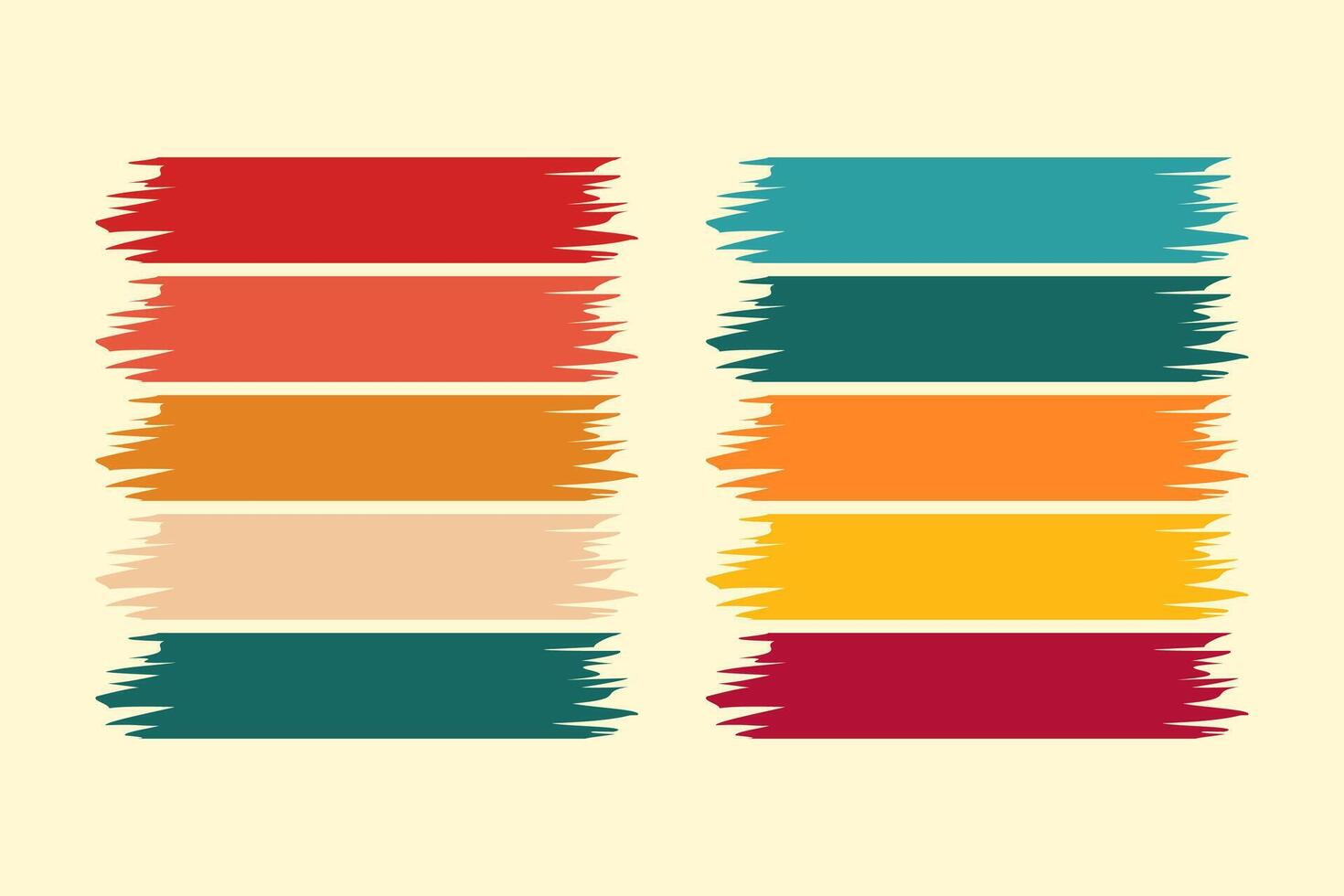 Retro Sunsets Summer Tropical Beach T Shirt Design Elements vector