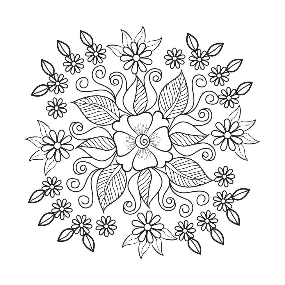 sencillo único lujo vector eps mandala diseño modelo para gratis descargar