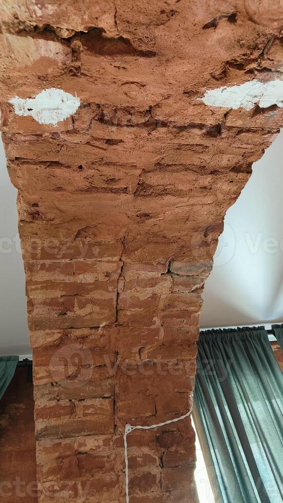 brick wall, brickwork, red brick, loft style, brick, construction, decor photo