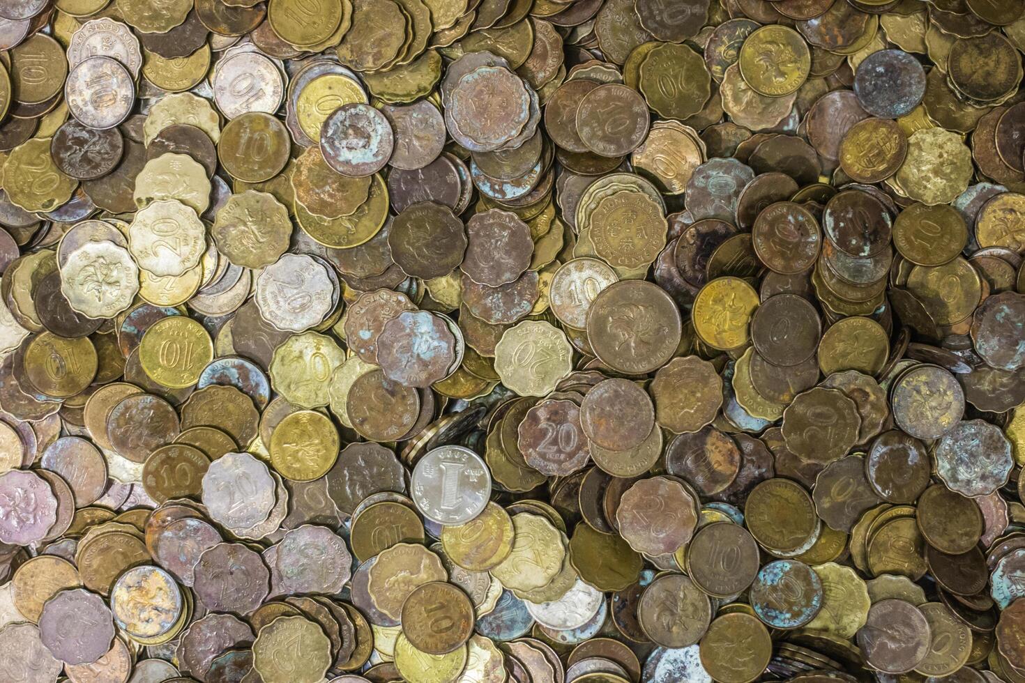 Old coins background money background photo