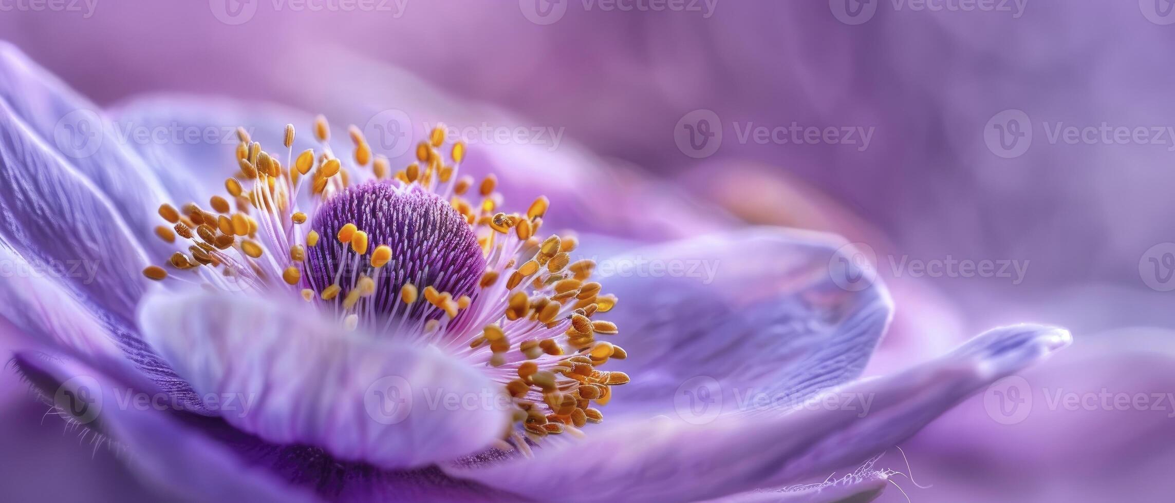 AI generated Macro Beauty. Capturing the Exquisite Details of a Beautiful Flower. photo