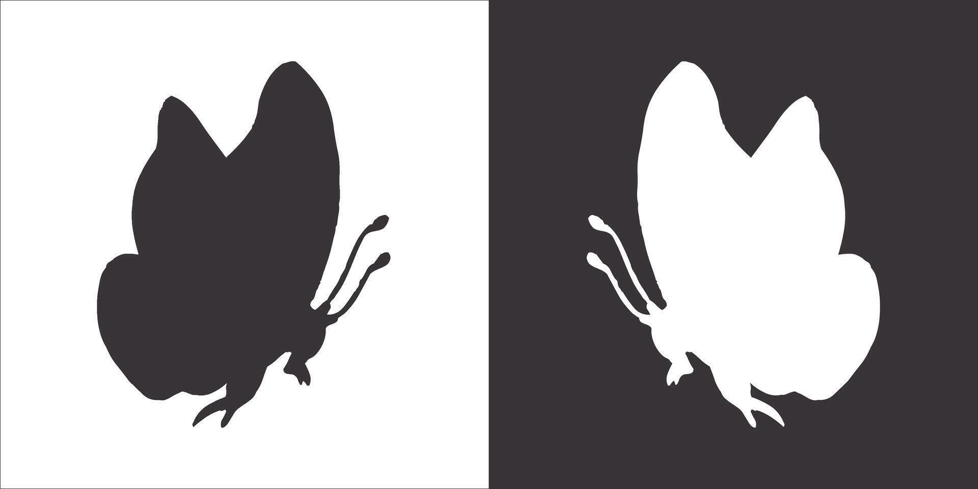 Illustration vector graphics of butterfly icon