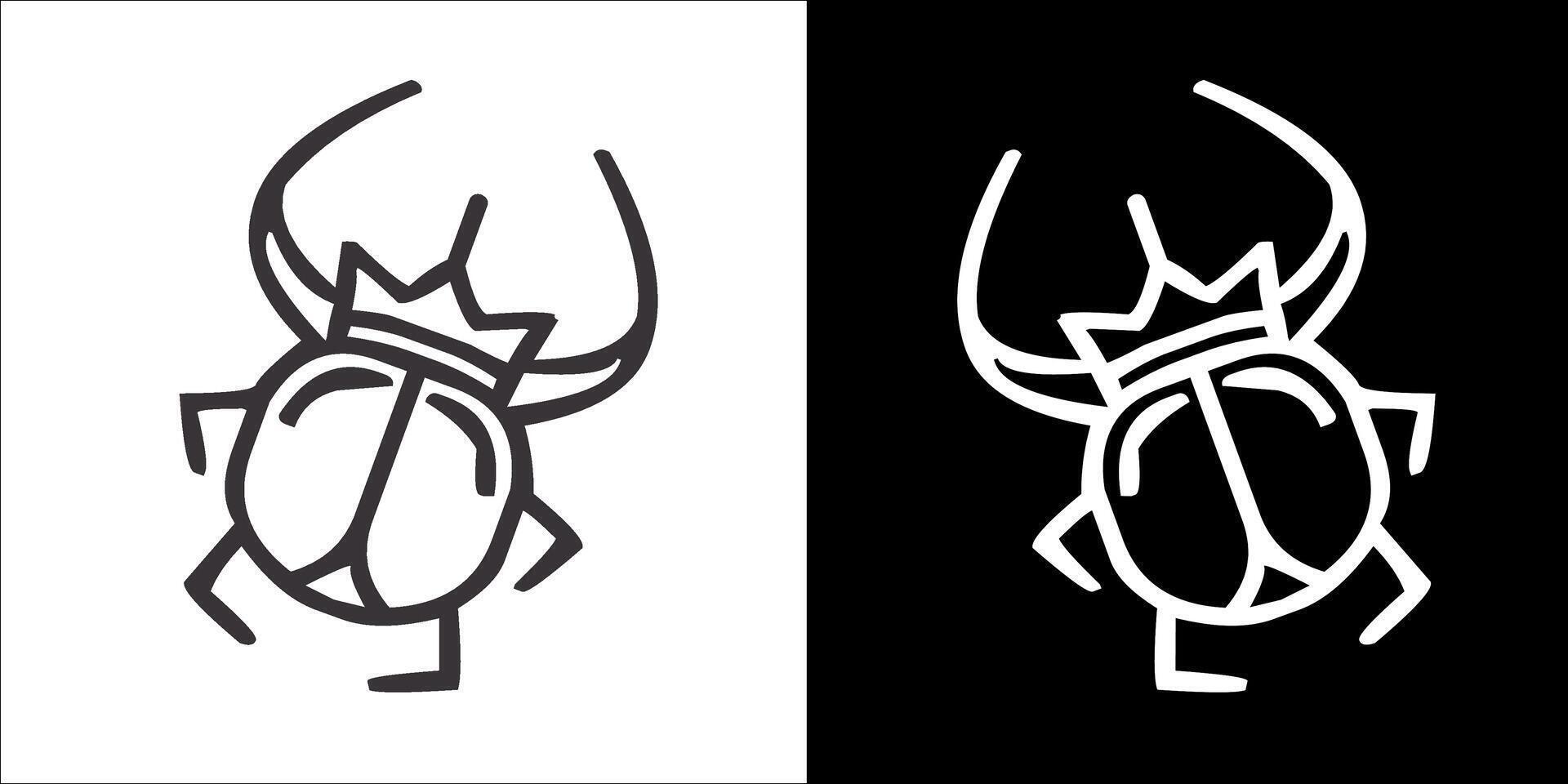 Illustration vector graphics of insect icon