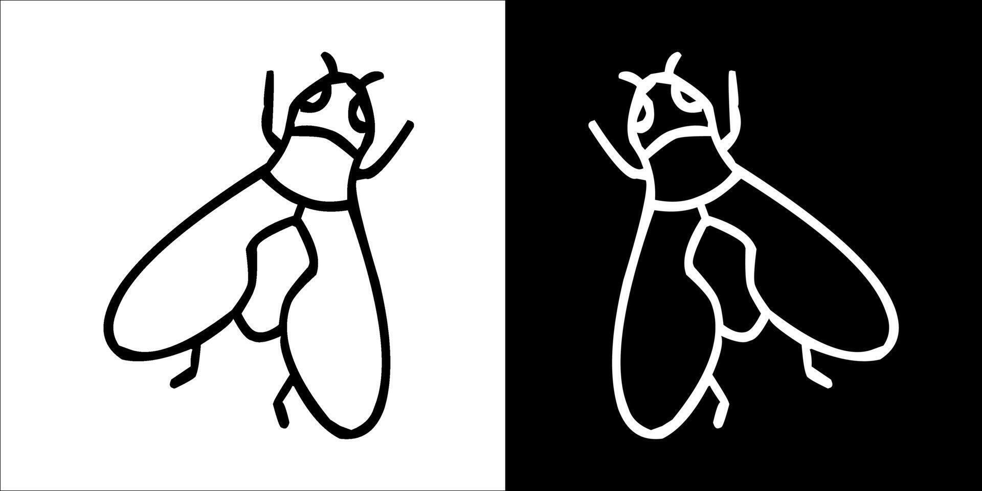 Illustration vector graphics of insect icon