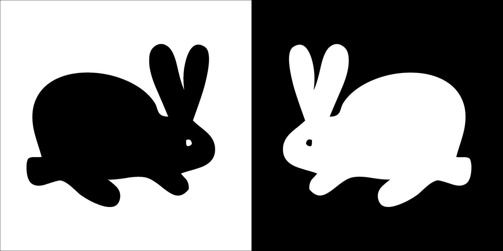 Illustration vector graphics of rabbit icon