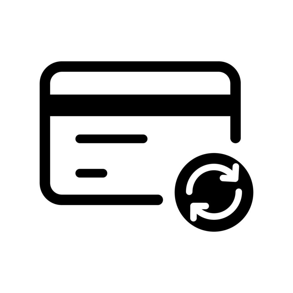 tarjeta actualizar diseño icono vector