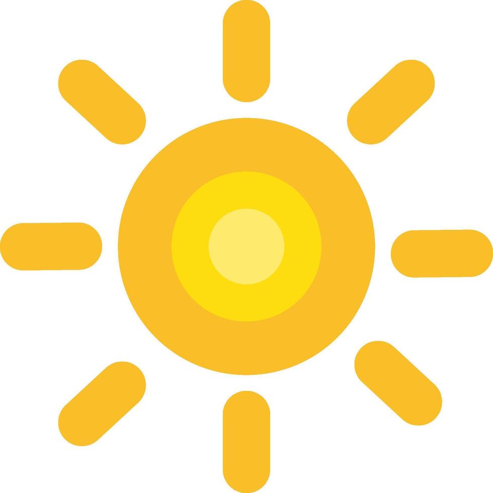 sun vector icon