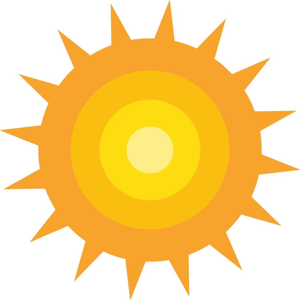 sun vector icon