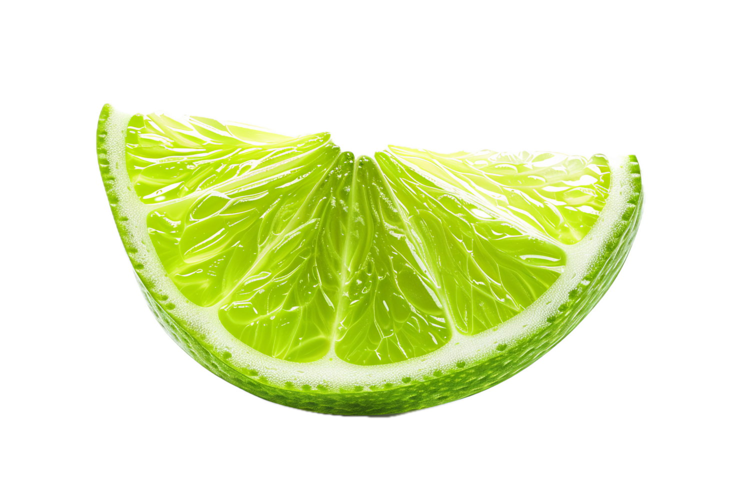 AI generated Fresh Lime Wedges png