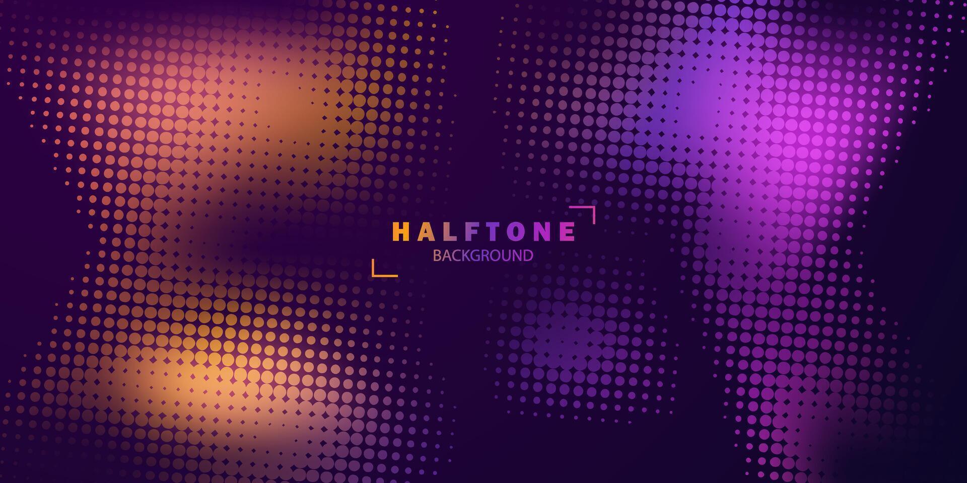 abstract background half tone gradient retro design Vector illustration