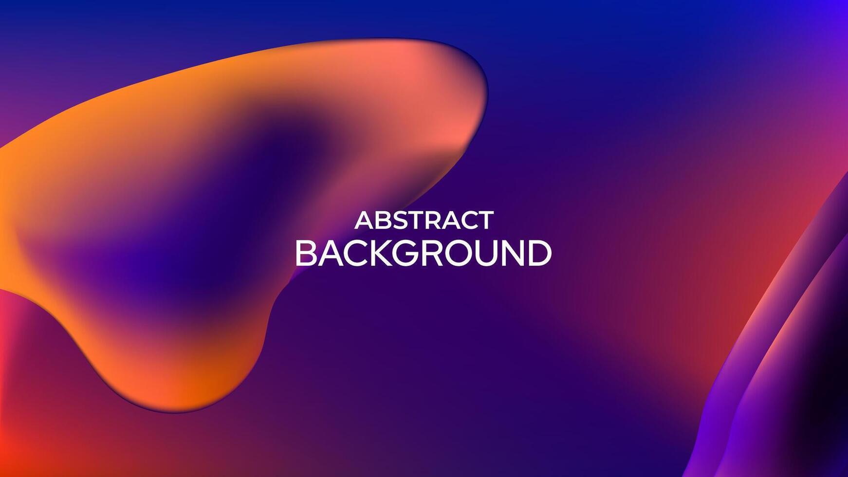 ABSTRACT BACKGROUND ELEGANT GRADIENT MESH BLUE ORANGE SMOOTH LIQUID COLOR DESIGN VECTOR TEMPLATE GOOD FOR MODERN WEBSITE, WALLPAPER, COVER DESIGN