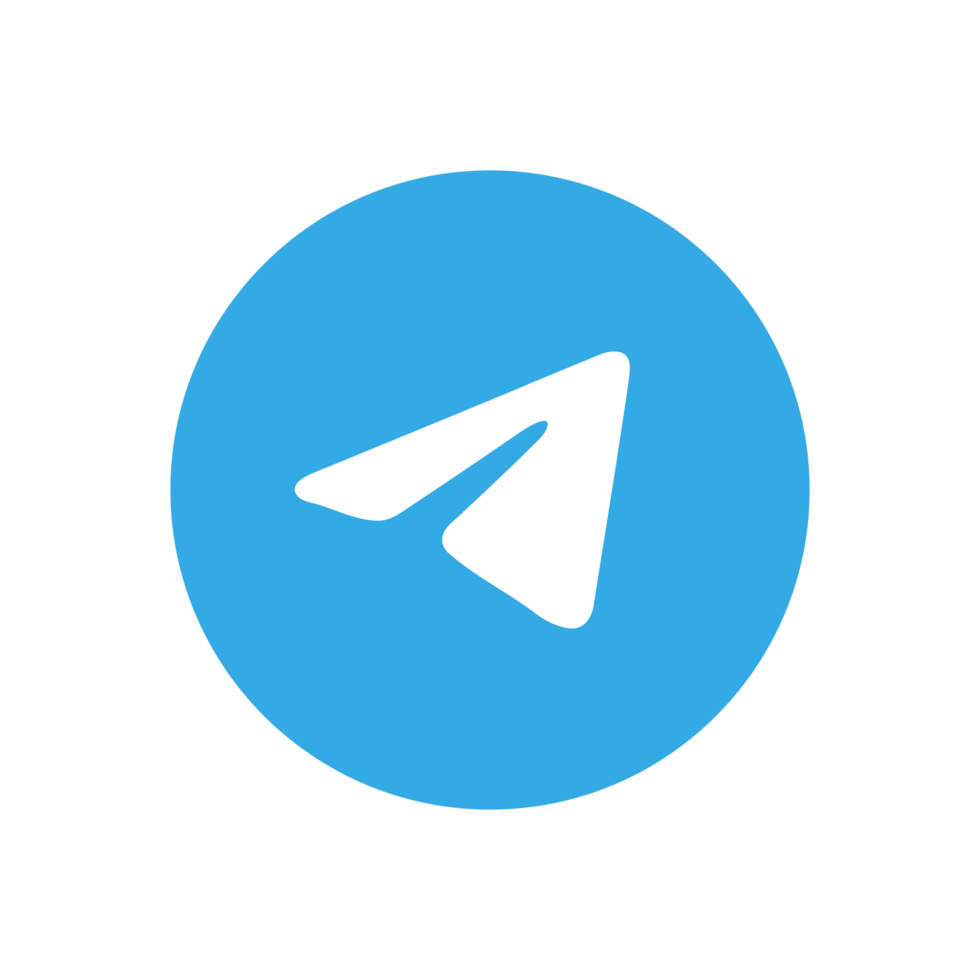 Telegram logo. Telegram Social media icon. png