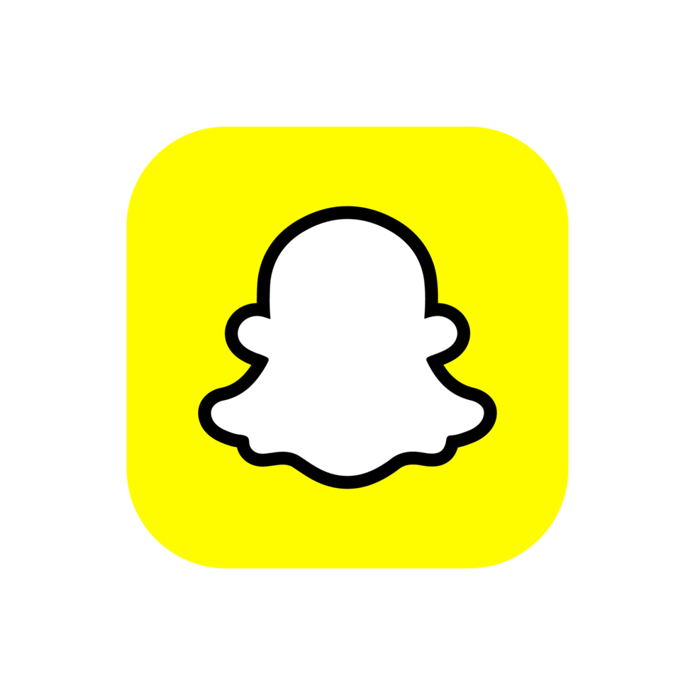 snapchat logotyp. snapchat social media ikon. png