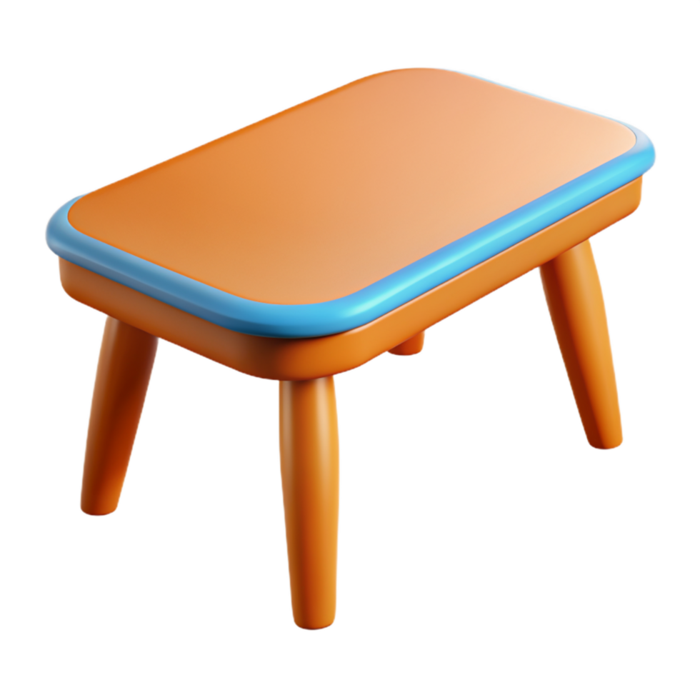 de madera mesa en 3d estilo png