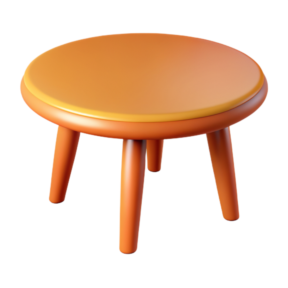 de madera mesa en 3d estilo png