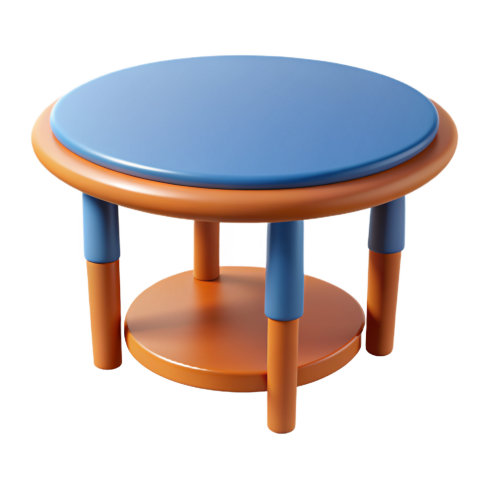 de madera mesa en 3d estilo png